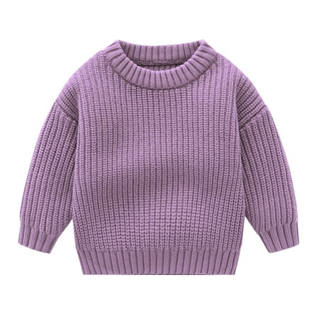 

PANGF Hooded Overcoat for Children s Toddler Kids Children s Solid Knit Sweater Winter Clothes for Girls Baby Tops Clothes Breathable and Sweat Absorbing