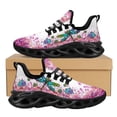 thumbnail image 1 of Zapatos de mujer con diseño de libélula floral, ligeros, planos para exteriores, diseño de marca, zapatillas de suela gruesa, calzado informal para mujer, nuevos, 1 of 6