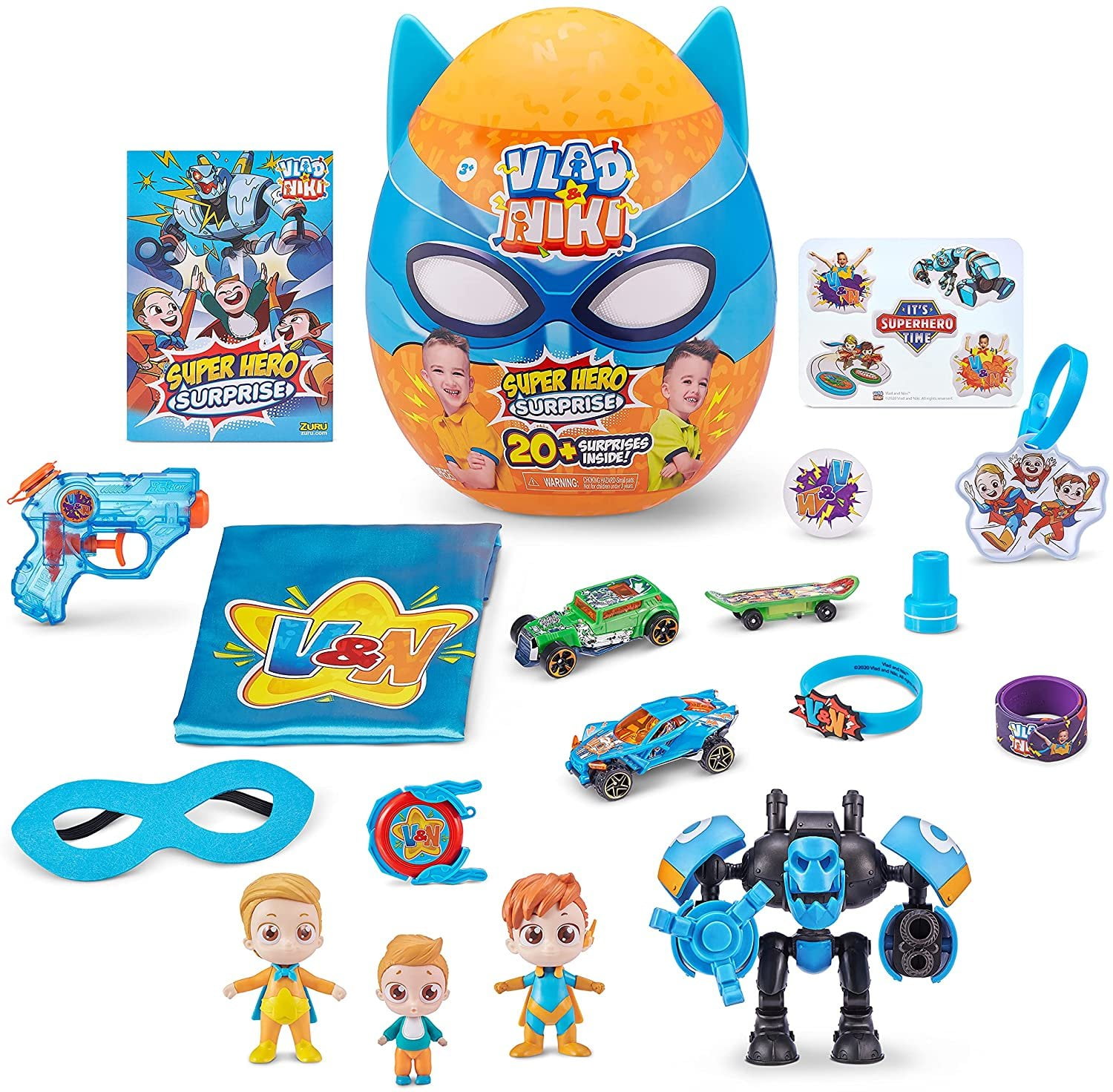 Vlad & Niki Robot Battle Superhero Surprise Egg