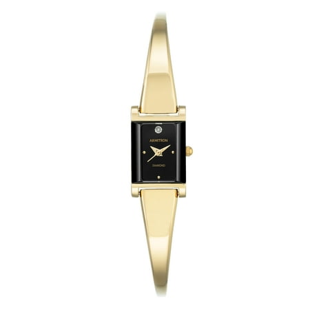 Armitron Diamond Watch - Armitron Women's Showcase Dress Watch, Metal Bracelet