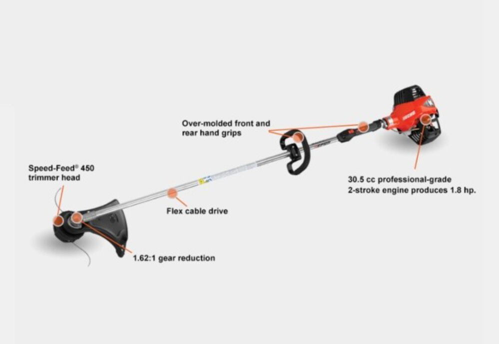 Echo String Trimmer Gas Straight Shaft 20In