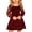2341Red4736, variant on Toddler Kids Girl's Puff Long Sleeve Mesh Casual High Waist A-Line Short Dress Formal Party Dresses Trendy O-Neck Sundress