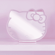 Impressions Vanity Hello Kitty Tri-Tone LED Table Makeup Mirror with Touch Sensor