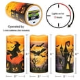 thumbnail image 3 of Eldnacele Velas LED sin llama parpadeantes de Halloween con, 3 of 3