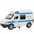 thumbnail image 3 of MODELO DE COCHE DE AMBULANCIA 1:32, Juguete Interactivo de Vehículo Ligero y Con Sonido de Coche de Ambulancia de Aleación para Niños, 3 of 7