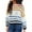Navy, variant on Amidoa Striped Sweaters for Women Long Sleeve Light Green Pullover Fall Cute Sweaters Women's Cardigans L