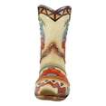 thumbnail image 2 of Rustic Southwestern Tribal Aztec 2 Gecko Lizards Cowgirl Cowboy Boot Floral Vase, 2 of 6