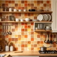 thumbnail image 5 of 10 Pieces of Geometric Square Grid Pattern Wall Stickers Fmb315 30*30Cm, Pvc Adhesive Tile Stickers 10Pcs Geometric Square Grid Wall Stickers for Kitchen Floor Furniture, 5 of 5
