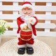 thumbnail image 1 of Adornos eléctricos de Papá Noel que treparán escaleras Muñeco de peluche creativo de Papá Noel, 1 of 6