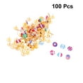 thumbnail image 2 of Milisten 100Pcs National Pattern Drawing Pin Round Head Pushpins Decorative Thumbtack Drop Rubber Map, 2 of 5