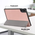 thumbnail image 4 of Tablet Cases Case Compatible with Redmi Pad SE Pro 12.1" Tri-Fold Smart Tablet Case,Ultra Slim Lightweight Stand Case Hard PC Back Shell Folio Case Cover,Auto Sleep/Wake Tablet Case Tablet PC Case, 4 of 7