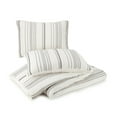 thumbnail image 4 of Better Homes & Gardens Ticking Stripe Cotton Pillow Shams, Off-White, Standard (2 Count), All Ages, 4 of 11