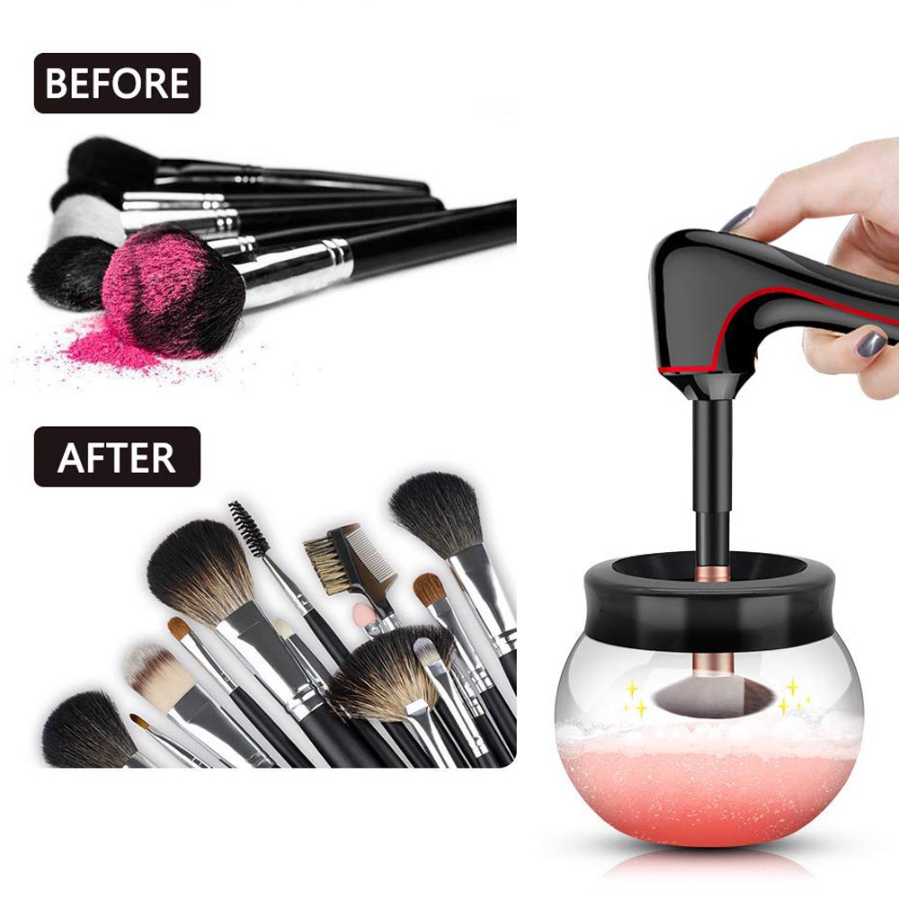 Electric Makeup Brush Cleaner And Dryer, USB Charging 3 Modes Super