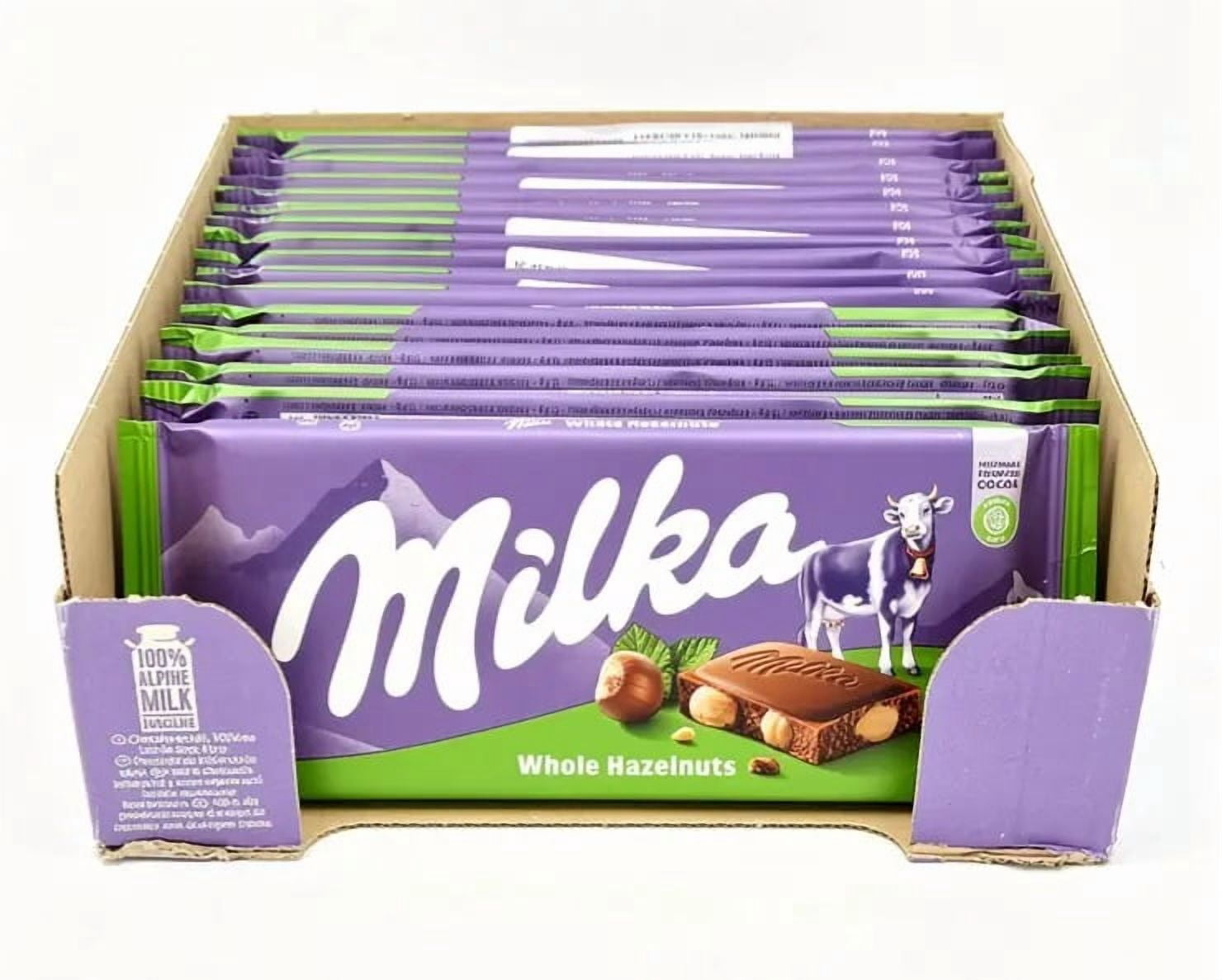 Milka, Alpine Milk Chocolate Bar, 100g, 10 pack, imported from