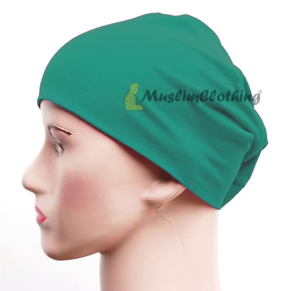 MuslimClothing® Green Women's Pull-over Underscarf for Scarves Hijabi Muslim Veil One-Size