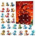 thumbnail image 1 of TIELUTT Dinosaur Countdown Battery Operated Small Lights with Timer Christmas Wreath Battery Operated with Timer Mens Bathroom Timer Visual Timer for Kids Small Christmas Calendar Countdown for Kids, 1 of 7