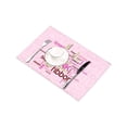 thumbnail image 3 of MKHERT Inspirational Quotes Breast Cancer Awareness Ribbon Placemats Table Mats for Dining Room Kitchen Table Decoration 12x18 inch,Set of 6, 3 of 4