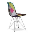 thumbnail image 6 of Aron Living Tower 17" Mid-Century Cotton Dining Chairs in Multi-Color (Set of 4), 6 of 6