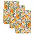 thumbnail image 2 of Orange Lemons Kitchen Towels Set of 3, Summer Botanical Pastoral Elegant Absorbent Dish Towels for Kitchen, Microfiber Hand Towel, Quick Drying Tea Towel for Cleaning Decorative Dishcloths, 2 of 7