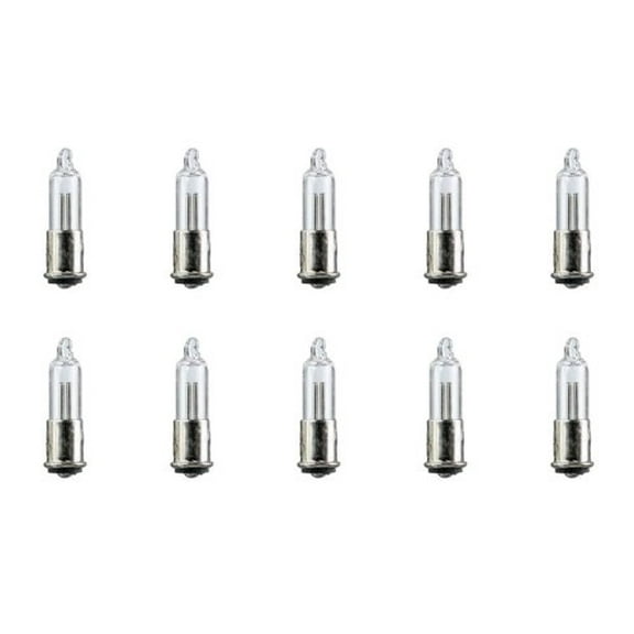 CEC Industries C9A Neon Indicator Bulbs, 105 to 125 V, 0.25 W, SX6s Base, T-2 shape (Box of 10)