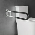 thumbnail image 3 of Folding Handicap Grab Bars Rails Toilet Handrails Bathroom Support Safety Rail For Bathtubs, Shower Rooms, 3 of 18