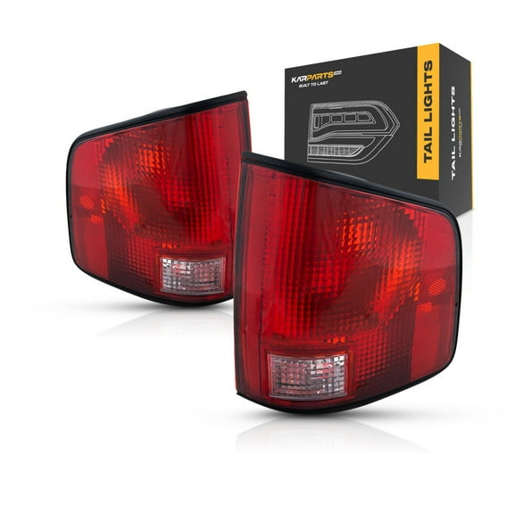 For Chevy S10 1994-2002 Pair Rear Tail Lights Driver and Passenger Side Assembly Unit GM2800124 GM2801124