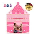 thumbnail image 1 of Tienda Juguete Juego Casa Niñas Plegable Portátil Luz Modelo Rosa, 1 of 4