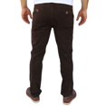 thumbnail image 4 of Pantalón de gabardina stretch John Silver  Corte recto color chocolate, 4 of 5
