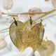 thumbnail image 4 of Collar con Colgantes Largos de Hojas de Filigrana Natural, Conjunto de Joyas con Pendientes Colgantes Oro Soledad Hoja colgante chapado en oro, 4 of 10