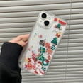 thumbnail image 4 of Glitter Christmas Case for iPhone 15, Cute Merry Christmas Liquid Flowing Moving Xmas Gift Santa Tree Snowman Pattern Bling Sparkle Slim Women Girls Protective Case for iPhone 15 6.1" (Clear), 4 of 4