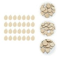 thumbnail image 6 of GOOHOCHY 300 Pcs DIY Blank Wood Slices Handmade Balloons Shape Wood Tags Wedding Decors, 6 of 8