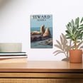 thumbnail image 2 of Seward, Alaska, Sea Lions Birch Wood Wall Sign (6x9 Rustic Home Decor, Ready to Hang Art), 2 of 5