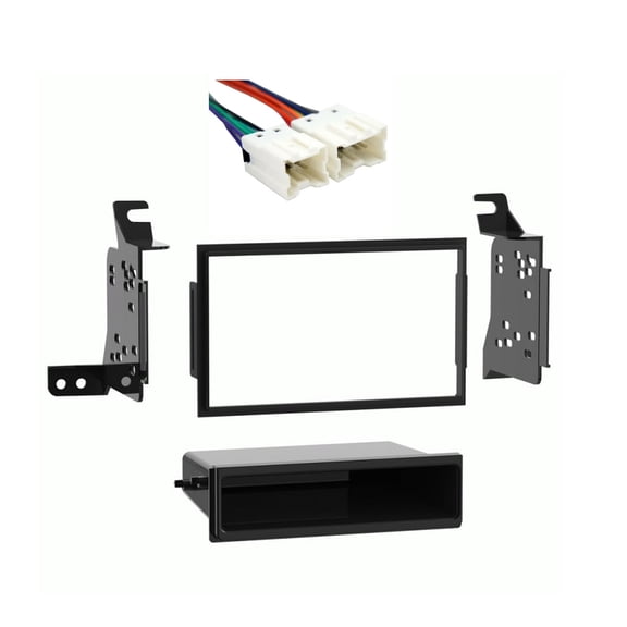 Fits Nissan Frontier 2005-2007 Metra Double DIN Dash Kit with Harmony Radio Harness