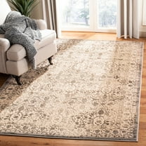 SAFAVIEH Brilliance Della Oriental Area Rug, Cream/Gray, 5'1" x 7'6"