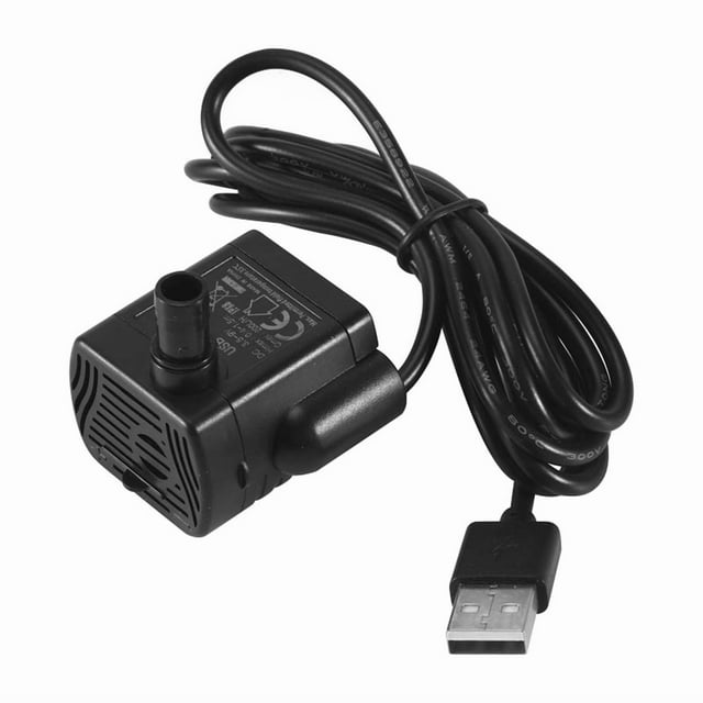 Ultra-Quiet Mini Brushless Usb Water Pump 5V 70Cm Submersible Fountain Aquarium Circulating