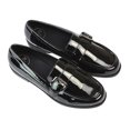 thumbnail image 4 of XY London Womens Kali Patent Chunky Sole Buckle Loafers, 4 of 5
