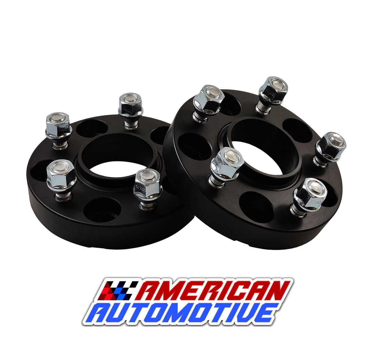 American Automotive 2pc 1.25 inch 5 x 5" Wheel Spacers (71.5mm Center