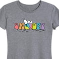 thumbnail image 3 of Peanuts - Snoopy Beach Ball - Women's Short Sleeve Graphic T-Shirt, 3 of 6