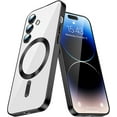 thumbnail image 1 of [PST] Samsung Galaxy S23 FE Case, Hybrid TPU Back Cover with Magnetic Wireless Charging (MagSafe Compatible), 1 of 4