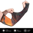 thumbnail image 3 of Lsque Tree Hollow Meditating Giraffe Cooling Arm Sleeves for Men & Women -Compression Sleeves to Cover Arms for Working,Sun Sleeves for UV Protection,Breathable, Moisture-Wicking, 3 of 8