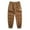 Brown, variant on Men's Cargo Pants Size Open Carpenter Pants for Men for Men Big Men's Outdoor Work Mens with Pockets Warm Mechanic Mens Outdoor Zip Cargo Pant Casual Khaki M