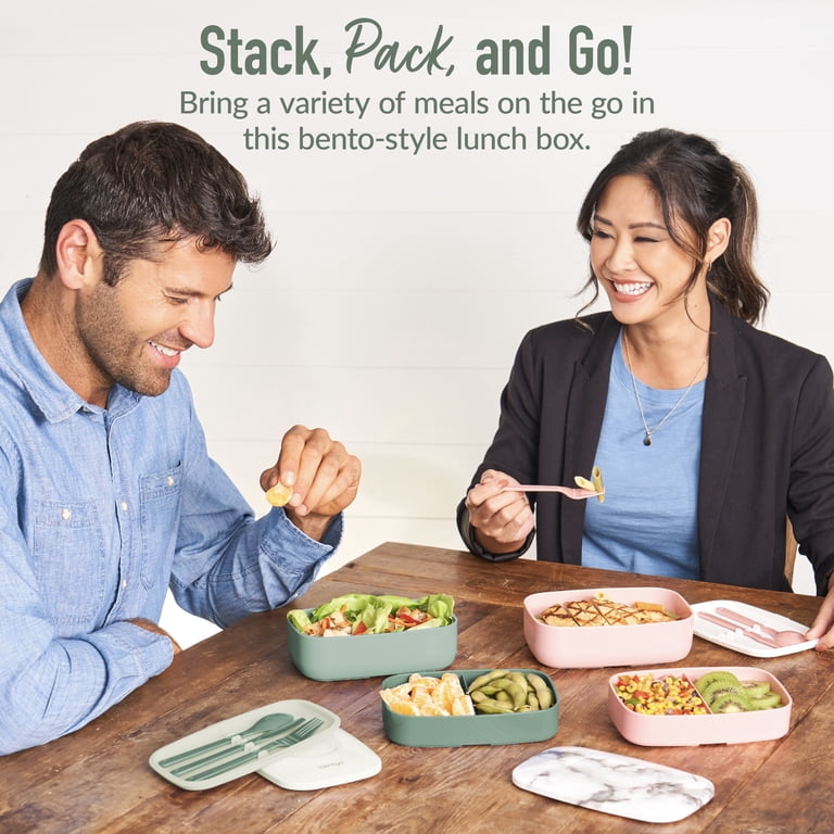 Bentgo Classic Adult Bento Box, Stackable 3-Compartment photo 4
