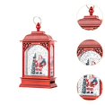 thumbnail image 6 of Sharprepublic Christmas Snow Globe Lighted Snow Globe Lantern Glitter Christmas Decoration Night Light for Indoor Room Gifts Santa Claus Tree, 6 of 8