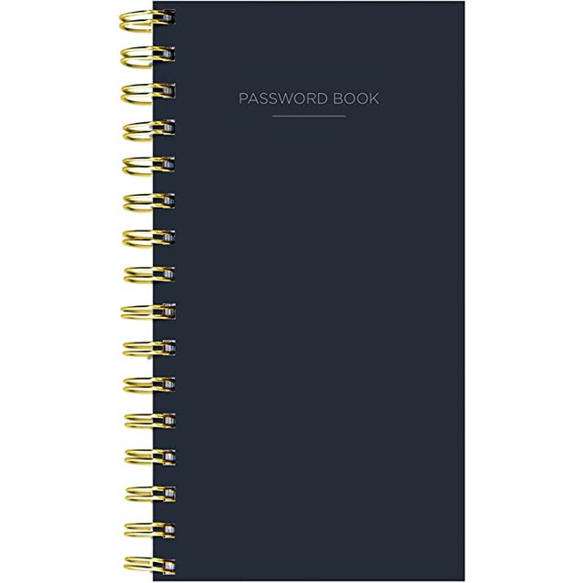 TF Publishing Gray Spiral Address Book