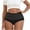 Black, variant on Cotton Underwear for Women High Waist Tummy Soft Butt Lifting Seamless Bikini 2 Pack Comfort Daily Soft