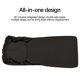 thumbnail image 5 of Forro de asiento Funda Para Silla De Oficina Protector De Asiento Extraíble Lavable Decoración De Silla Para El Hogar Negro L Negro L Magideal Forro de asiento, 5 of 7