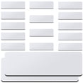 thumbnail image 4 of Miangastore 16pcs DIY Name Badge Blank Students Name Tags Round Corners Name Tags Pin, 4 of 8
