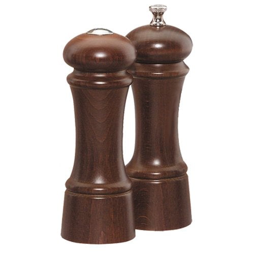 Chef Specialties 6 Pouces Élégance Moulin à Poivre aux Noix et Sel Set Shaker