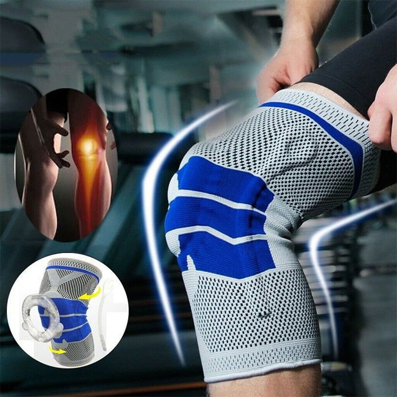 Gym and Surgery Recovery Free Size, Blue Details about   Knee Support for Sports 