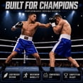 thumbnail image 6 of Men Boxing Shorts For Boxing Training Fitness Gym Cage Fight MMA Mauy Thai Kickboxing Trunks Clothing Blue/White X-Small, 6 of 9